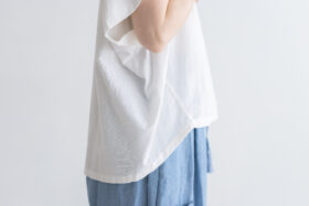 BN2544 Long Woven-T off white 5 BN2544 Long Woven-T off white 5