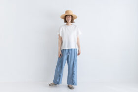 BN2643 Ruffle Tuck Pants L.Blue 6 BN2643 Ruffle Tuck Pants L.Blue 6