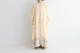 BN2632 Bird Dress ecru 1 BN2632 Bird Dress ecru 1