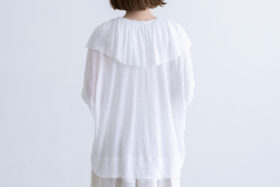 Shida frill skipper pullover white 3 Shida frill skipper pullover white 3