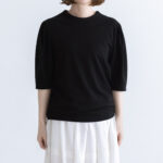 Shida puff sleeve T-shirt  black