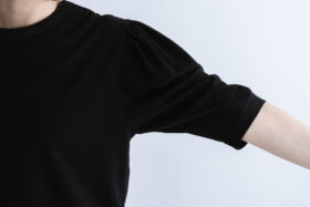 Shida puff sleeve T-shirt black 4 Shida puff sleeve T-shirt black 4