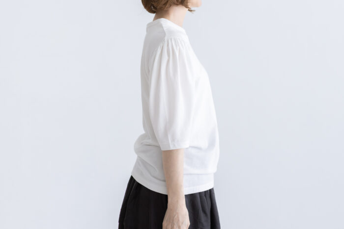 Shida puff sleeve T-shirt white 2 Shida puff sleeve T-shirt white 2
