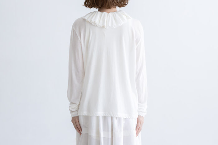 Shida 2way frill cardigan white 3 Shida 2way frill cardigan white 3