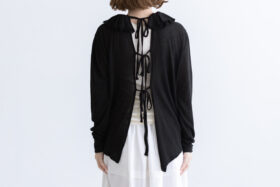 Shida 2way frill cardigan black 4 Shida 2way frill cardigan black 4