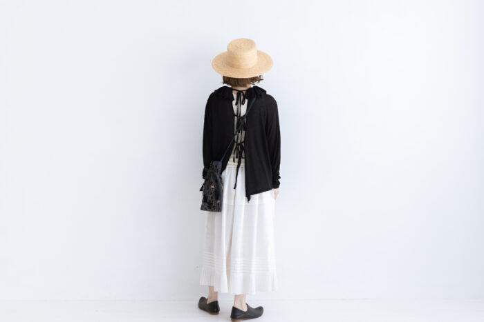 Shida 2way frill cardigan black 6 Shida 2way frill cardigan black 6