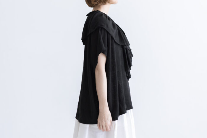 Shida frill skipper pullover black 2 Shida frill skipper pullover black 2