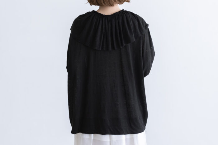 Shida frill skipper pullover black 3 Shida frill skipper pullover black 3