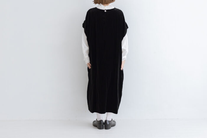 可惜夜 ノースリーブドレス black 3