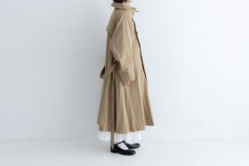 織月 ワイドトレンチコート  khaki 2