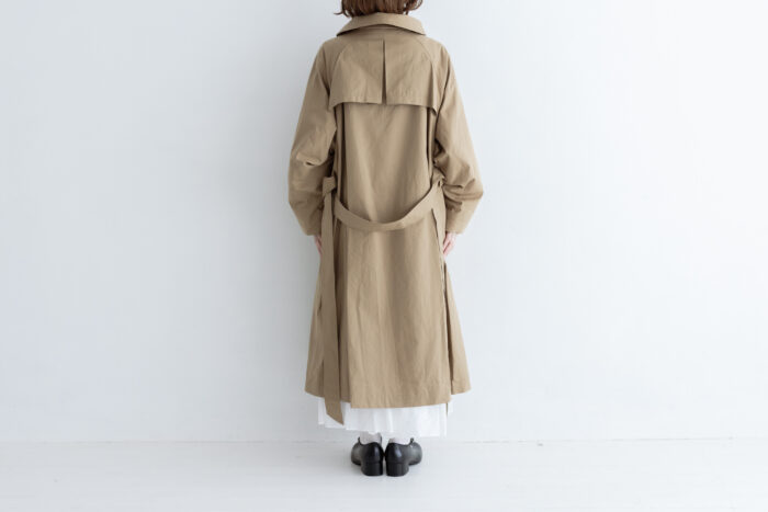 織月 ワイドトレンチコート  khaki 3