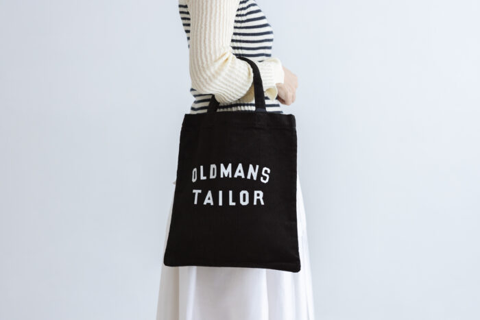 OMT PRINT CORDUROY MINI TOTE BAG black 1