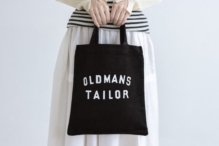 OMT PRINT CORDUROY MINI TOTE BAG black 2