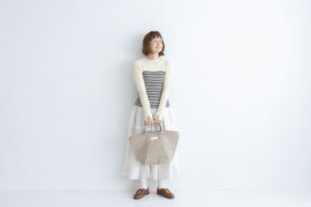 LINEN MARCHE BAG(S) beige 4