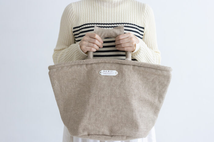 LINEN MARCHE BAG(S) beige 1