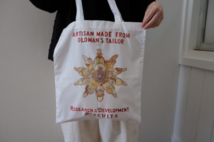 No.8327  BISCUIT TOTE BAG white  8-10月 1