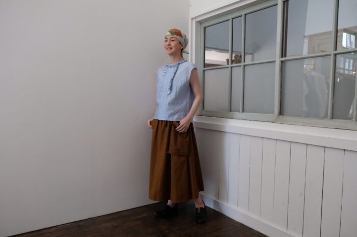 No.8149 P.S. PLEATS ARRANGEMENT BLOUSE 5-7月 4 No.8149 P.S. PLEATS ARRANGEMENT BLOUSE 5-7月 4