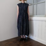 No.8216  D.S. NO SLEEVE FRONT OPEN DRESS  8-10月
