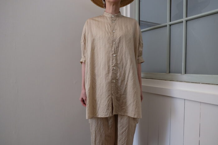 No.8131 S.S. STAND COLLAR H/T SHIRT 5-7月 1 No.8131 S.S. STAND COLLAR H/T SHIRT 5-7月 1