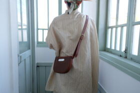 No.8311  COMBINATION SHOULDER BAG brown  8-10月 2