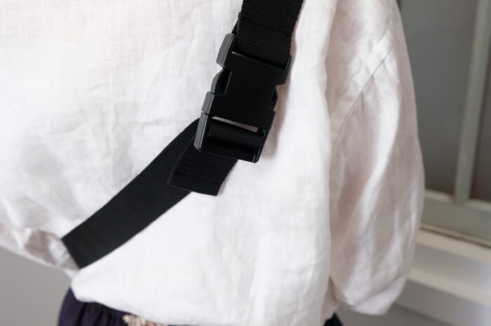 No.8307  GROCERY BODY BAG black  8-10月 4