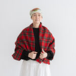 WOOL TARTAN CHECK BLANKET  Royal Stewart