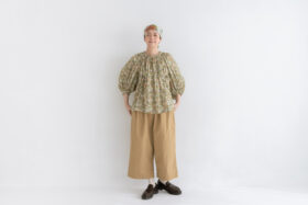 WILD BERRY FIELD LAWN GATHER SMOCK 6