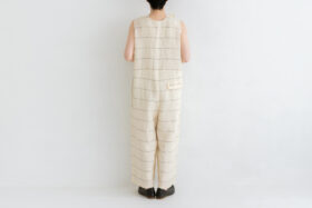 予約 Sleeveless Ruffle Combinaison check 3
