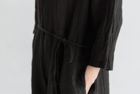 予約 Drawstring Combinaison サイズ1 black 4