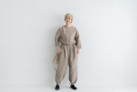 予約 Drawstring Combinaison サイズ2 greige 1