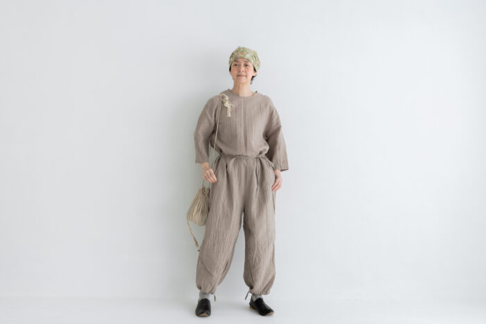 予約 Drawstring Combinaison サイズ2 greige 1