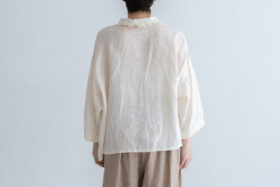予約 LA475 PAUL FRILL SHIRT milk 6月初〜6月中 3