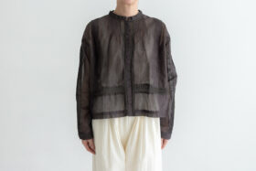 予約 RS1 Airy Pintuck Lace Blouse charcoal 9月中〜9月末 1 予約 RS1 Airy Pintuck Lace Blouse charcoal 9月中〜9月末 1