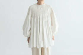 予約 RS9 CIRCULAR SMOCKING SHIRT white 10月初〜10月中 1 予約 RS9 CIRCULAR SMOCKING SHIRT white 10月初〜10月中 1