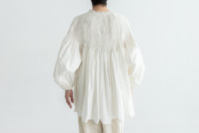 予約 RS9 CIRCULAR SMOCKING SHIRT white 10月初〜10月中 3 予約 RS9 CIRCULAR SMOCKING SHIRT white 10月初〜10月中 3