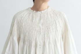 予約 RS9 CIRCULAR SMOCKING SHIRT white 10月初〜10月中 4 予約 RS9 CIRCULAR SMOCKING SHIRT white 10月初〜10月中 4