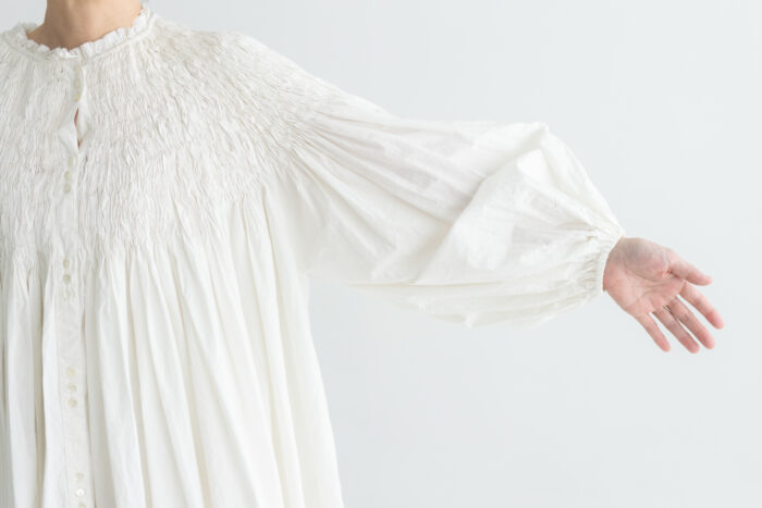 予約 RS9 CIRCULAR SMOCKING SHIRT white 10月初〜10月中 5 予約 RS9 CIRCULAR SMOCKING SHIRT white 10月初〜10月中 5