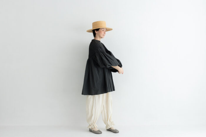 予約 RS9 CIRCULAR SMOCKING SHIRT charcoal 10月初〜10月中 6