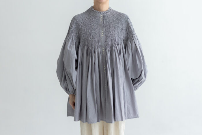 予約 RS9 CIRCULAR SMOCKING SHIRT smoke sax 10月初〜10月中 1