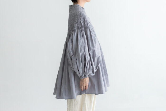 予約 RS9 CIRCULAR SMOCKING SHIRT smoke sax 10月初〜10月中 2