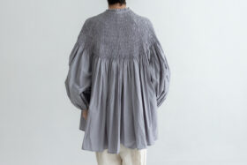 予約 RS9 CIRCULAR SMOCKING SHIRT smoke sax 10月初〜10月中 3