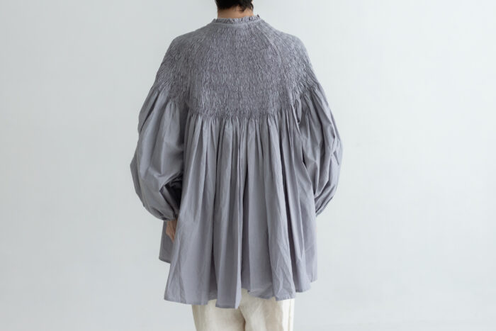 予約 RS9 CIRCULAR SMOCKING SHIRT smoke sax 10月初〜10月中 3