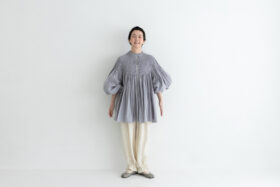 予約 RS9 CIRCULAR SMOCKING SHIRT smoke sax 10月初〜10月中 6