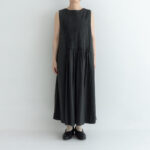予約 RS8 4WAY LAYERED UMBRELLA DRESS charcoal 10月初〜10月中