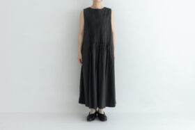 予約 RS8 4WAY LAYERED UMBRELLA DRESS charcoal 10月初〜10月中 1
