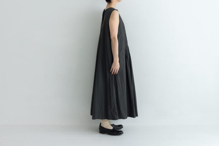 予約 RS8 4WAY LAYERED UMBRELLA DRESS charcoal 10月初〜10月中 2