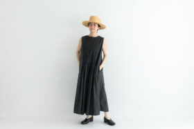 予約 RS8 4WAY LAYERED UMBRELLA DRESS charcoal 10月初〜10月中 5