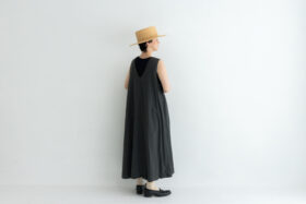 予約 RS8 4WAY LAYERED UMBRELLA DRESS charcoal 10月初〜10月中 6
