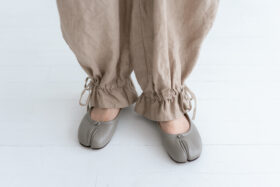 予約 G1202 CLASSIL SIDE LINEN STRING PANTS beige 7月末〜8月初 5
