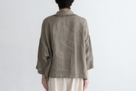 予約 LA475 PAUL FRILL SHIRT greige 6月初〜6月中 3